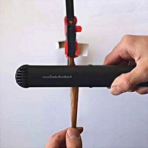 無重力パーマのアイロン基本操作A