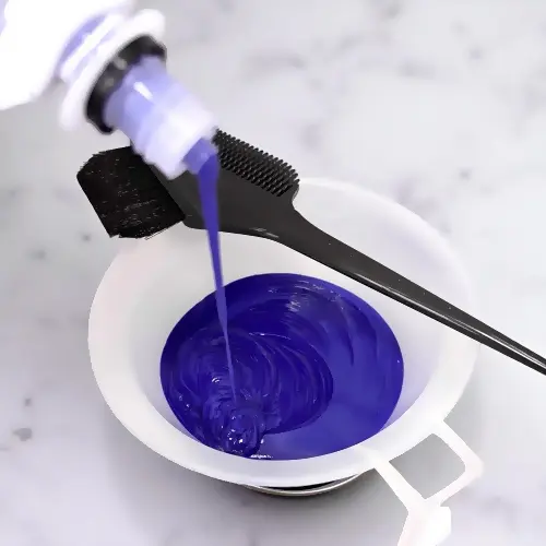 紫色のトリートメント