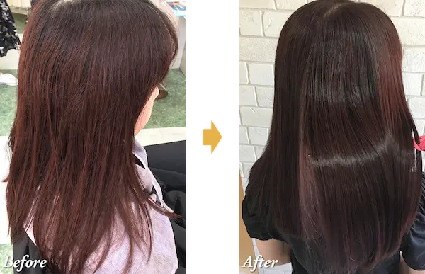 施術前と後での違い