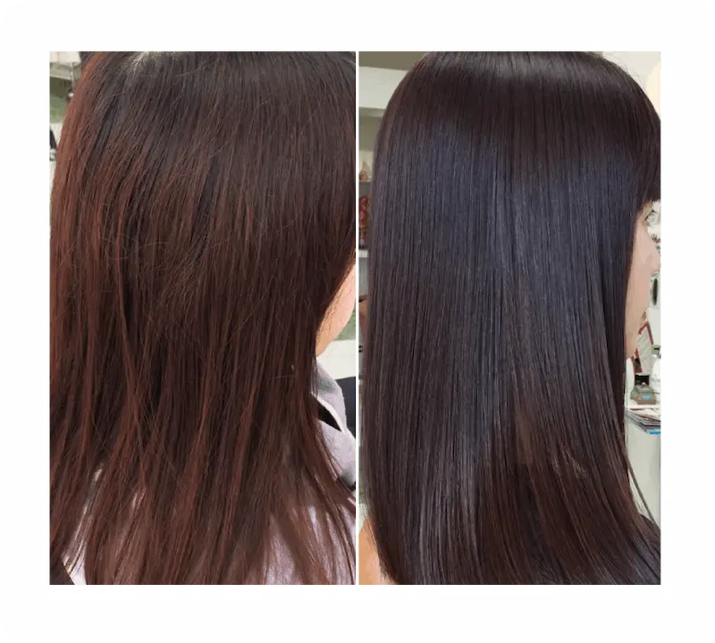 施術前と後での違い