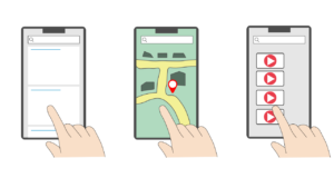 スマホ地図アプリ