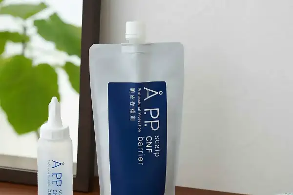 AP.P.スカルプCNFバリアR450ml | ヘアカラー刺激ゼロを目指す対策品!